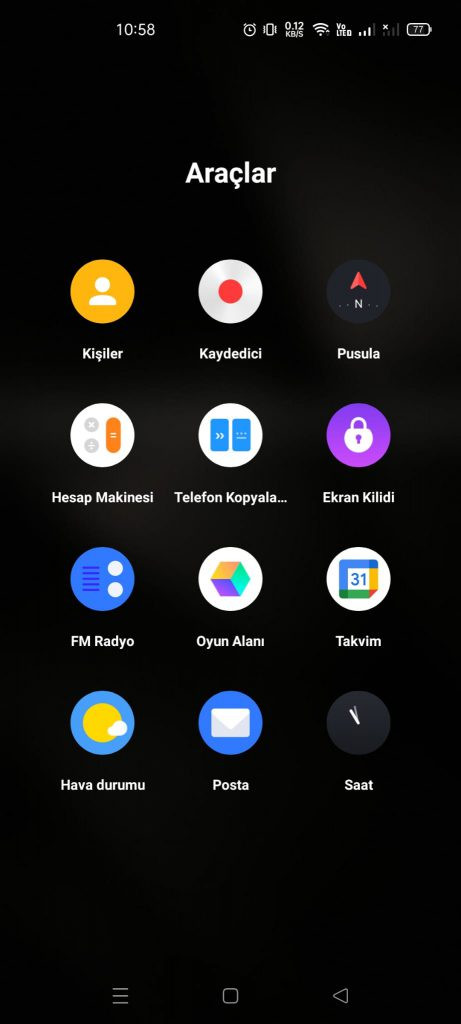 Android e-posta kurulumu 1. adım