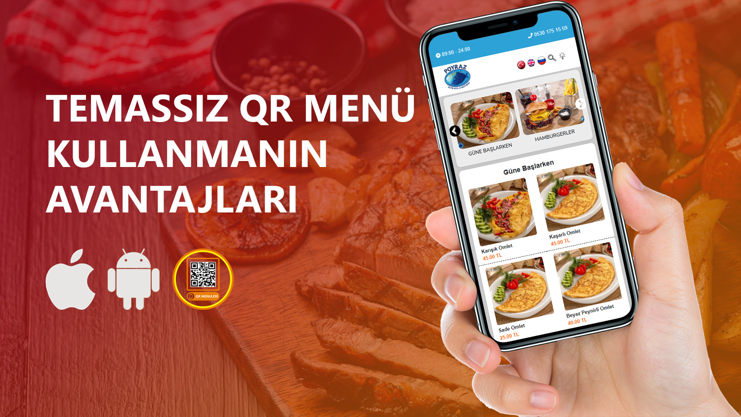 Temassız QR Menü Kullanmanın Avantajları